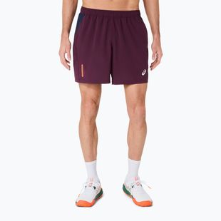 Spodenki tenisowe męskie ASICS Padel Court 7IN dark aubergine