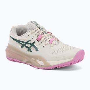 Buty do padla damskie ASICS Gel-Resolution X Padel W soft oat/jewel green
