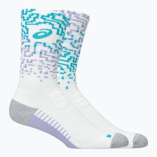 Skarpety ASICS Performance Run Crew white/energy aqua