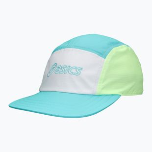 Czapka z daszkiem Asics Performance Running 5 Panel Energy Aqua/White