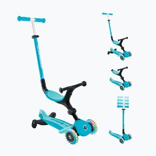 Hulajnoga trójkołowa dziecięca Globber Go.Up Active Lights 360 aqua