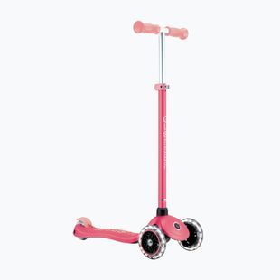 Hulajnoga trójkołowa dziecięca Globber Primo Plus Glow Lights coral pink