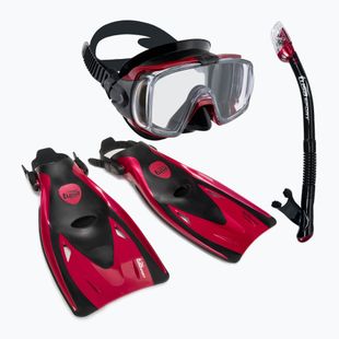 Zestaw do nurkowania TUSA Visio Tri-Ex UP-3521 red/black