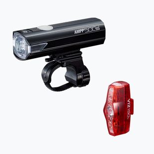 Zestaw lampek rowerowych CatEye AMPP 500S HL-EL085SRC / TL-LD800 VIZ150 black