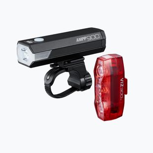 Zestaw lampek rowerowych CatEye AMPP 900 HL-EL089RC / TL-LD810 VIZ300 USB-C black