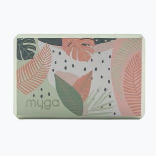 Kostka do jogi Myga Foam Block zielony