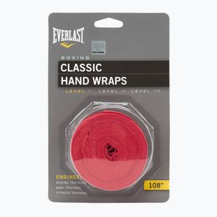 Bandaże bokserskie Everlast 275 cm red