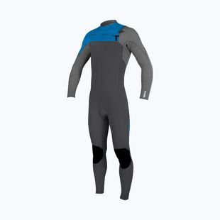 Pianka do pływania dziecięca O'Neill Youth Hyperfreak 3/2+ mm Chest Zip Full graphite/smoke/baliblue