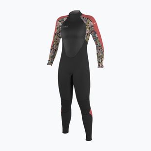 Pianka do pływania dziecięca O'Neill Girls Epic 5/4 Back Zip Full black/twiggy/tea rose