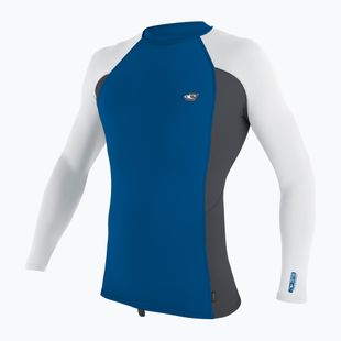 Longsleeve do pływania męski O'Neill Premium Skins Rash Guard deep sea/graphite/white