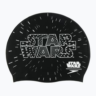 Czepek pływacki dziecięcy Speedo Slogan Print black