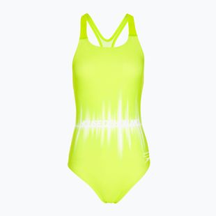 Strój pływacki jednoczęściowy damski Speedo Printed Medalist green/white