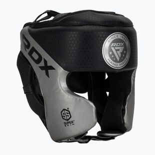 Kask bokserski RDX L1 Mark Pro Cheek Boxing Training Head Guard silver