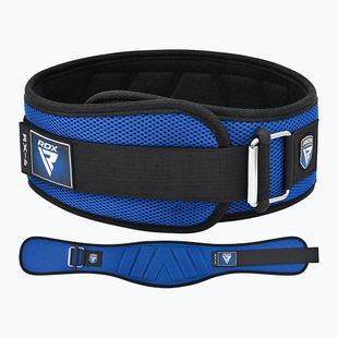 Pas do podnoszenia ciężarów RDX Rx4 Weightlifting Belt blue