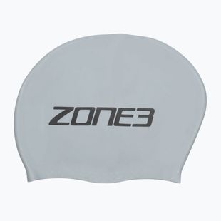 Czepek pływacki ZONE3 Long Hair silver