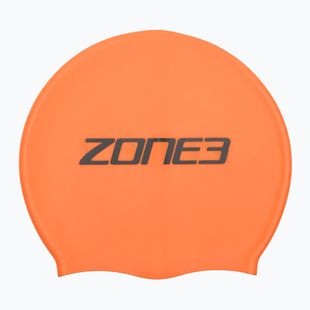 Czepek pływacki ZONE3 Extra Long Hair hi-vis orange