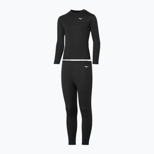 Komplet bielizny termoaktywnej dziecięcej Mizuno Mid Top&Bottom black