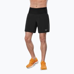 Spodenki do biegania męskie Mizuno Multi Pocket 2in1 7.5 black