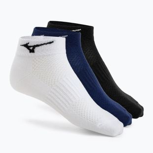 Skarpety Mizuno Training Mid 3 pary white/black/estate blue
