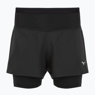 Spodenki do biegania damskie Mizuno Trail ER 2IN1 black