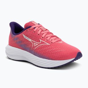Buty do biegania dziecięce Mizuno Enerzy Rider Jr camelliarose/ snowwhite/violiet
