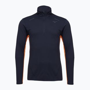 Longsleeve do biegania męski Mizuno Tech Thermal Charge Half Zip baritone blue