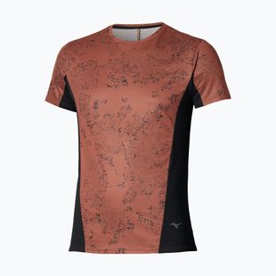 Koszulka do biegania męska Mizuno Active DryAeroFlow Graphic copper brown