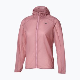Kurtka do biegania damska Mizuno Tech Light Hooded Jacket rose elegance