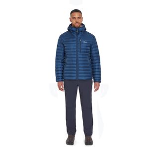 Kurtka puchowa męska Rab Microlight Alpine tempest blue