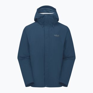 Kurtka przeciwdeszczowa męska Rab Downpour tempest blue