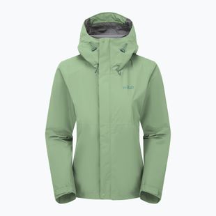 Kurtka przeciwdeszczowa damska Rab Downpour fig green