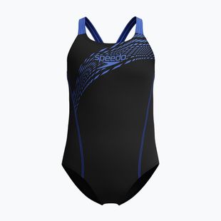 Strój pływacki jednoczęściowy dziecięcy Speedo Medley Logo Medalist cobalt pop