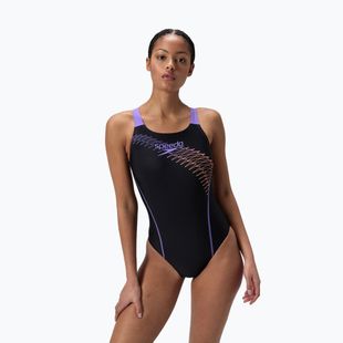 Strój pływacki jednoczęściowy Speedo Medley Logo Medalist bright peach