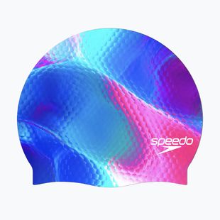 Czepek pływacki Speedo Printed Silicone techno snake deep sapphire