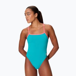 Strój pływacki jednoczęściowy damski Speedo FL Solid V-Back 2.0 mayan blue