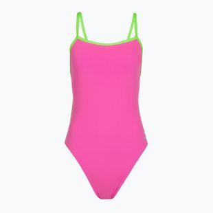 Strój pływacki jednoczęściowy damski Speedo Solid Tri neon flamingo