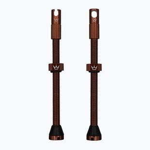 Zestaw wentyli presta Peaty's X Chris King MK2 Tubeless Valves 80 mm red