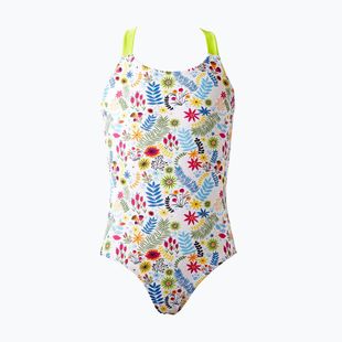 Strój pływacki jednoczęściowy dziecięcy Splash About Jungle Paradise lime