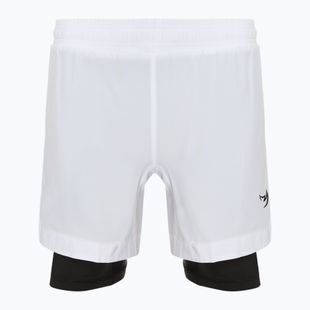Spodenki treningowe męskie FUMETSU Origins Dual Layer white