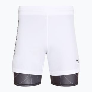Spodenki treningowe męskie FUMETSU Icon Dual Layer Fight white