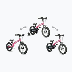 Rower dziecięcy Qplay Miniby 3in1 rose