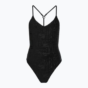 Strój pływacki jednoczęsciowy damski Nike Retro Flow Terry black