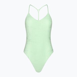 Strój pływacki jednoczęściowy damski Nike Retro Flow T-Back vapor green