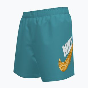 Szorty kąpielowe dziecięce Nike Swoosh Waffle 4" Volley dusty cactus