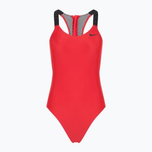 Strój pływacki jednoczęściowy damski Nike Hydralock Fusion university red
