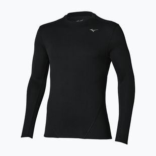 Longsleeve do biegania męski Mizuno Tech Thermal Charge Breath Thermo Long Sleeve Tee black