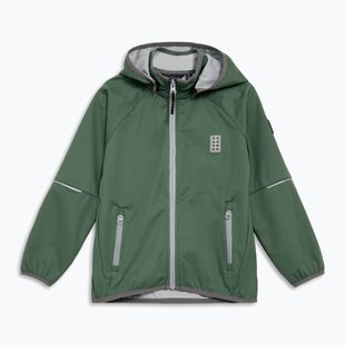 Kurtka softshell dziecięca LEGO Lwsefrit 200 green