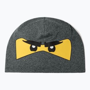Czapka zimowa dziecięca LEGO Lwagan 808 dark grey melange