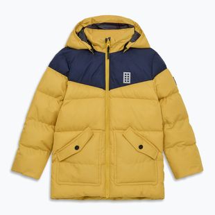 Kurtka ocieplana dziecięca LEGO Lwjebel 733 dark yellow
