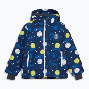 Kurtka narciarska dziecięca LEGO Lwjaz 803 dark blue